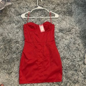 RED NEVER WORN BEFORE DRESS